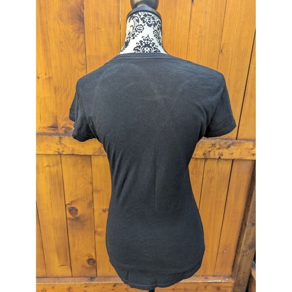 Doctor Who T-shirt Tee Turtle Top Medium Black Blue Dalek Fitted - Picture 8 of 11